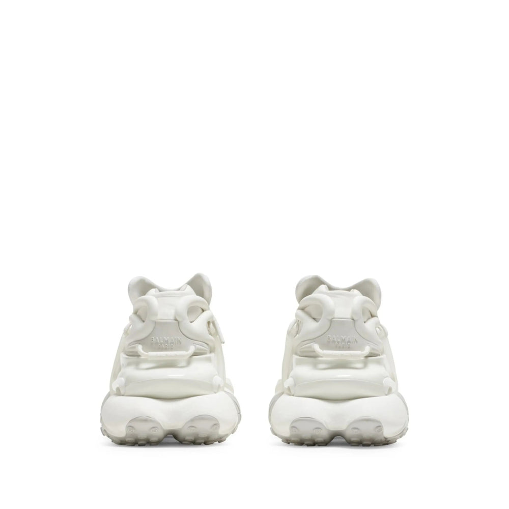 Debossed Leather Panel Sneaker