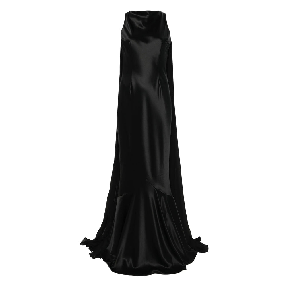 Sleeveless Satin Gown