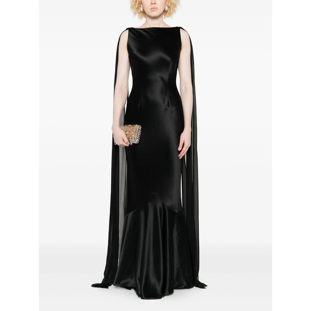 Sleeveless Satin Gown