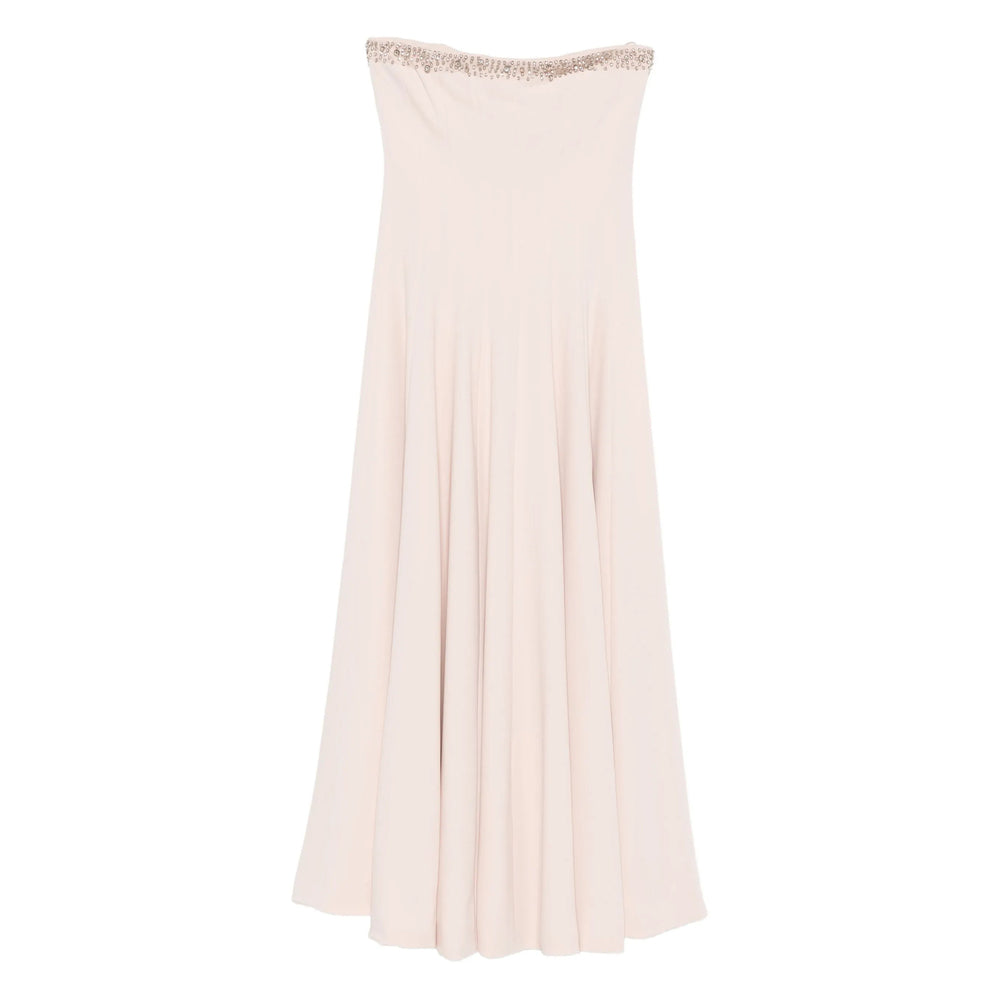 Soft Petal Beaded Gown