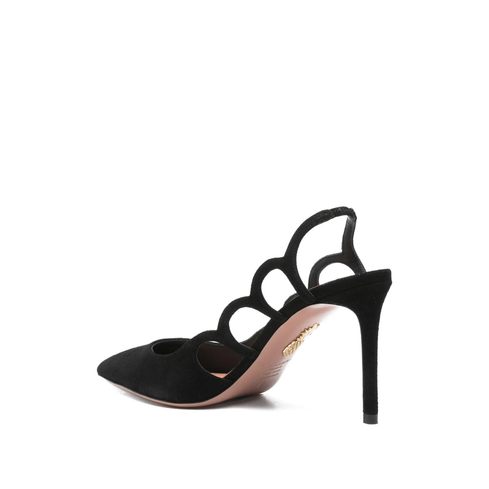 Suede Cutout Stiletto
