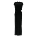 Sleek High-neck Dress
