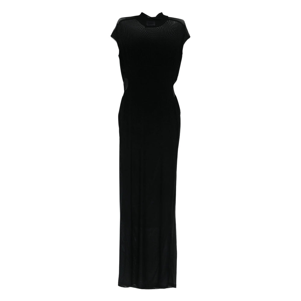 Sleek High-neck Dress