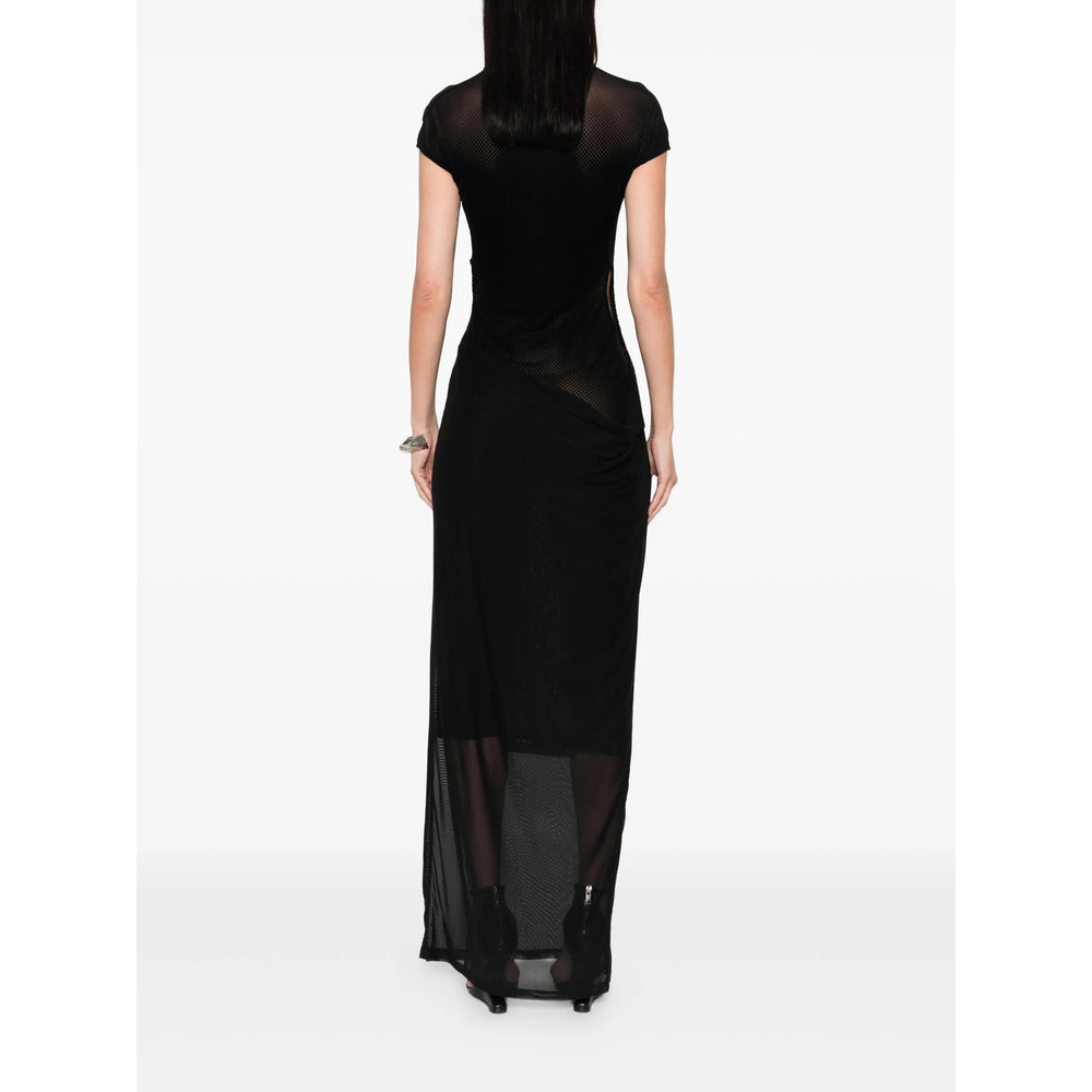 Sleek High-neck Dress