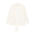 Off-white Tie Neck Cover-up