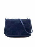 BOTTEGA VENETA Black Suede Solid Handbag