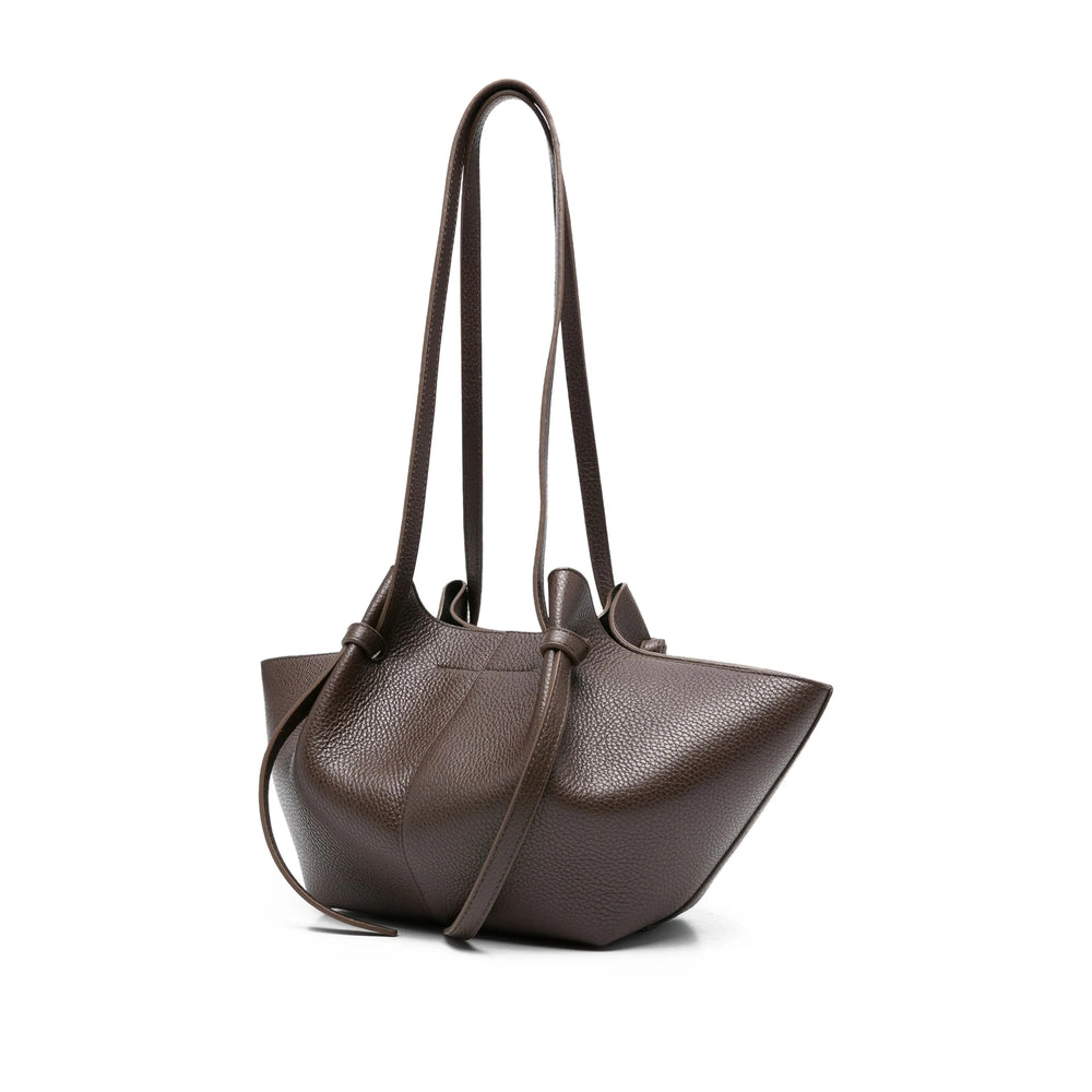 Calf Leather Knotted Satchel