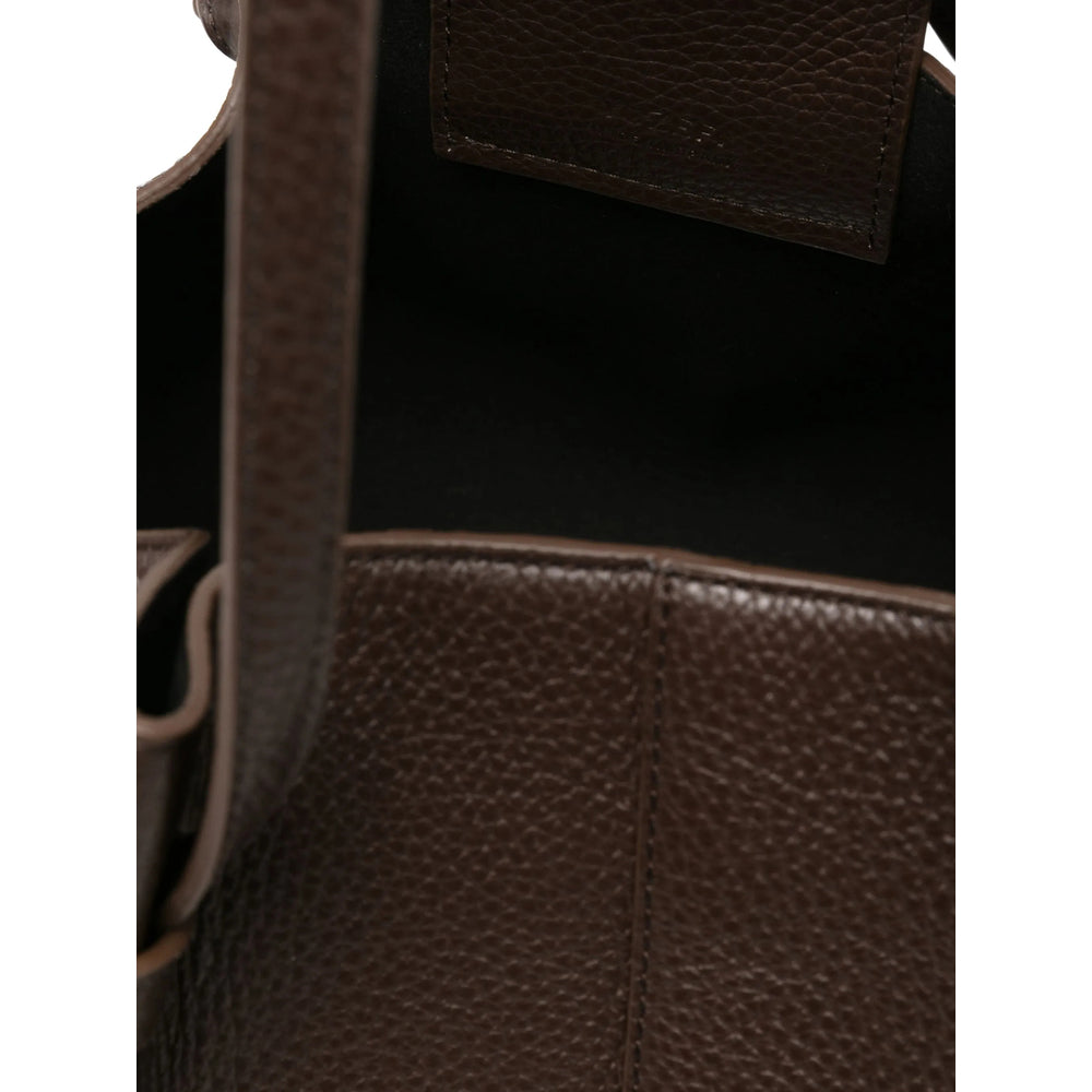 Calf Leather Knotted Satchel