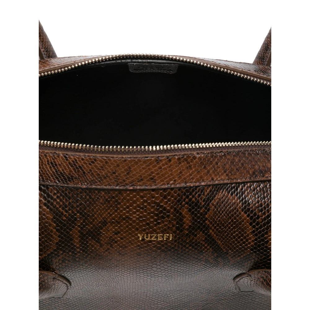 Brown Snake Effect Tote