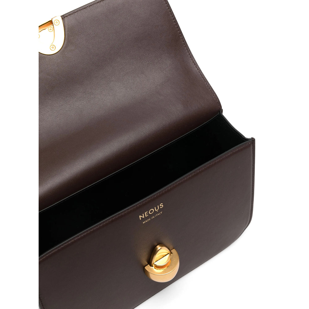 Leather Foldover Satchel