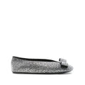 Glossy Crystal Bow Shoe