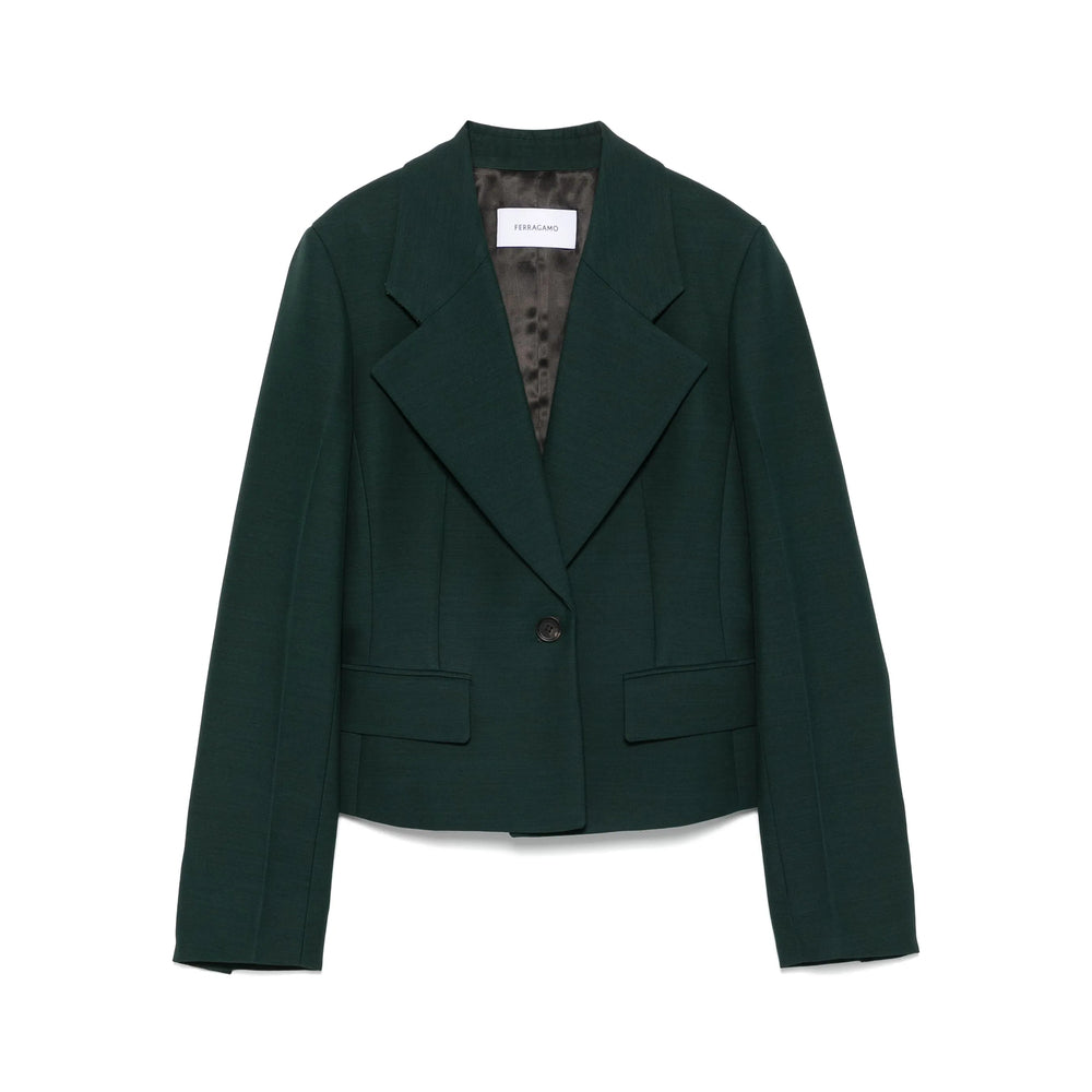Moss Green Wool Jacket Shirt