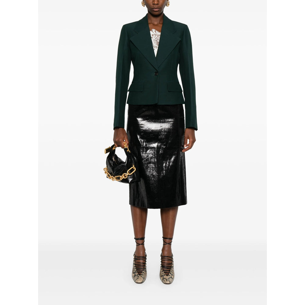 Moss Green Wool Jacket Shirt