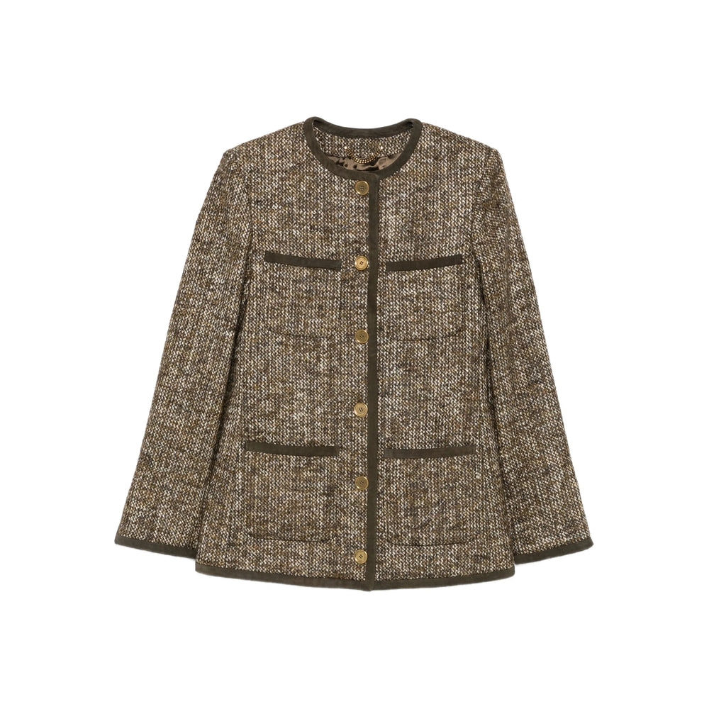 Earthy Tweed Crew Sweater