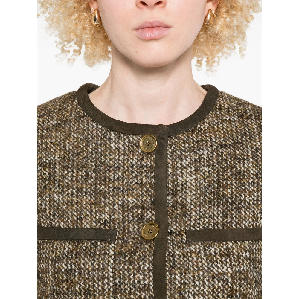Earthy Tweed Crew Sweater