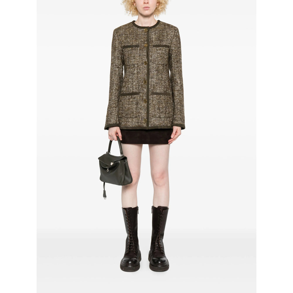 Earthy Tweed Crew Sweater
