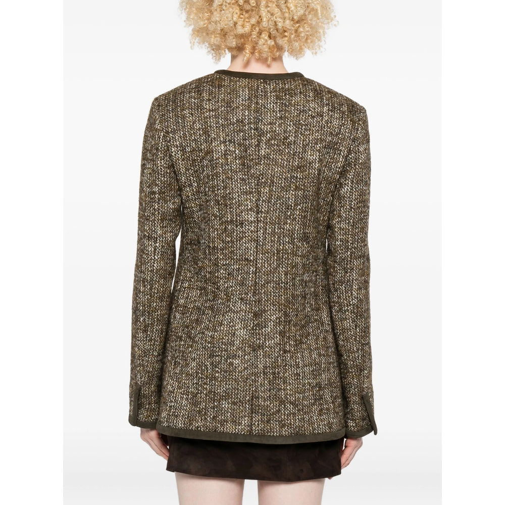 Earthy Tweed Crew Sweater