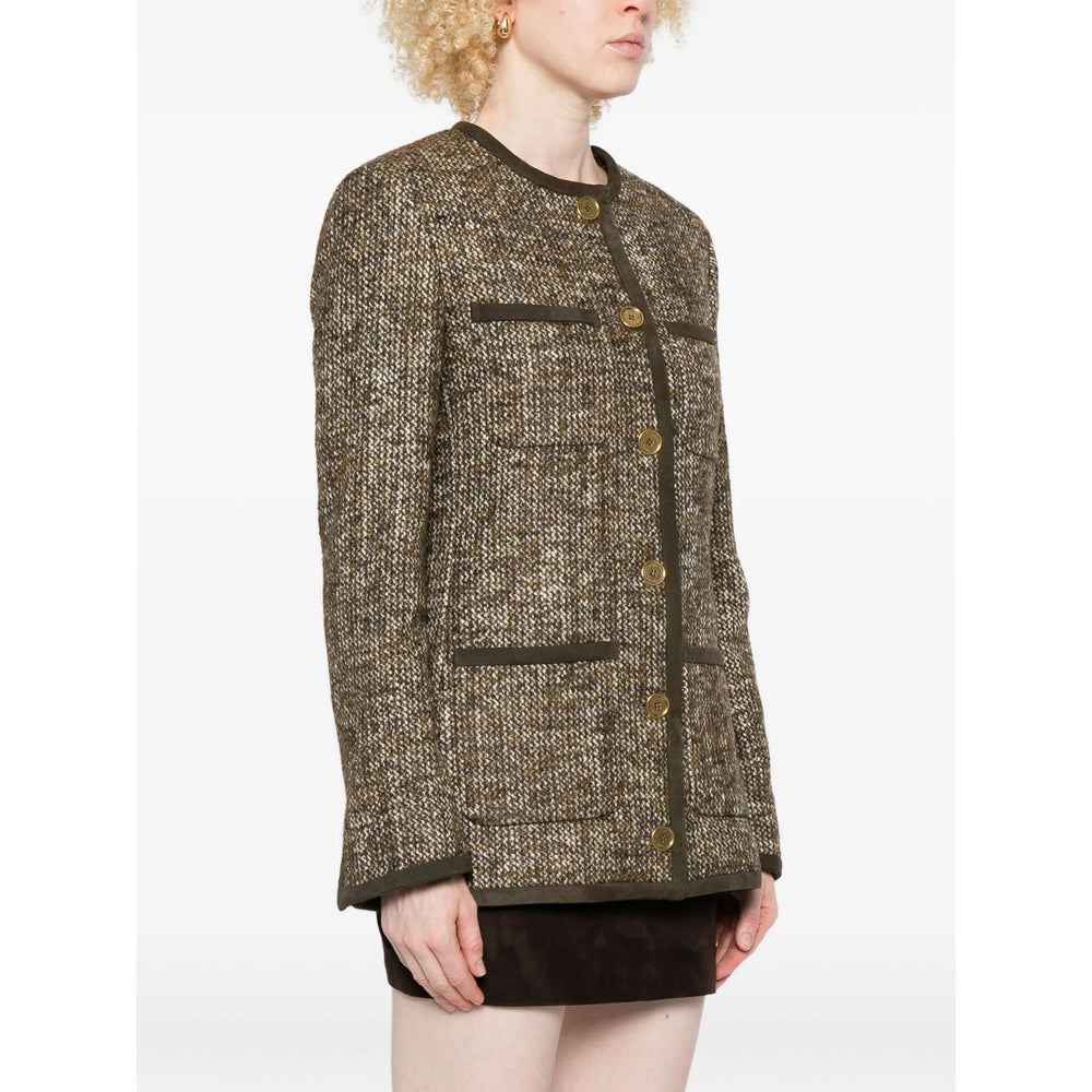 Earthy Tweed Crew Sweater