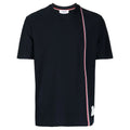 Navy Cotton Crew Stripe Tee