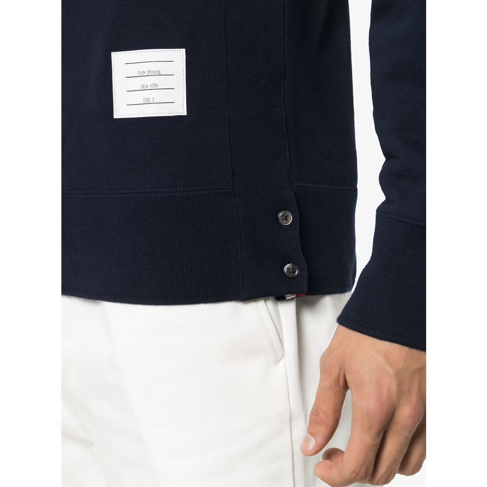 Navy V Insert Sweater