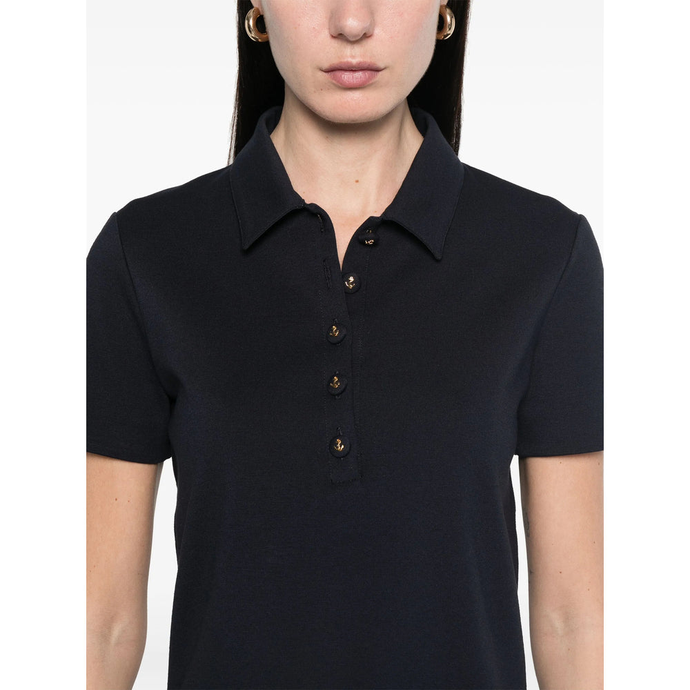 Classic Navy Four Bar Polo Shirt
