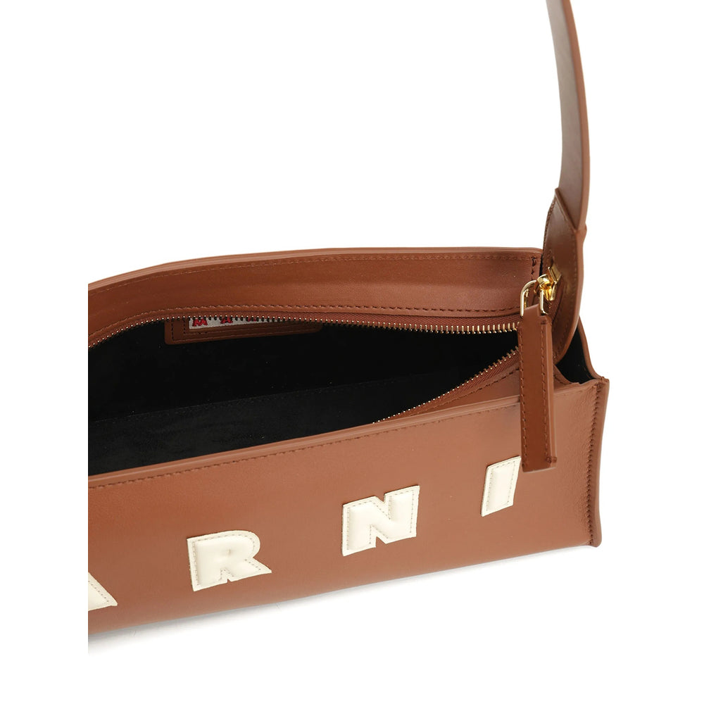 Rich Brown Leather Tote