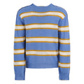 Soft Sky Blue Striped Sweater