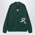 Forest green cardigan with Ralph logo