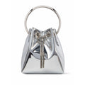 Sleek Metallic Accent Shoulder Bag