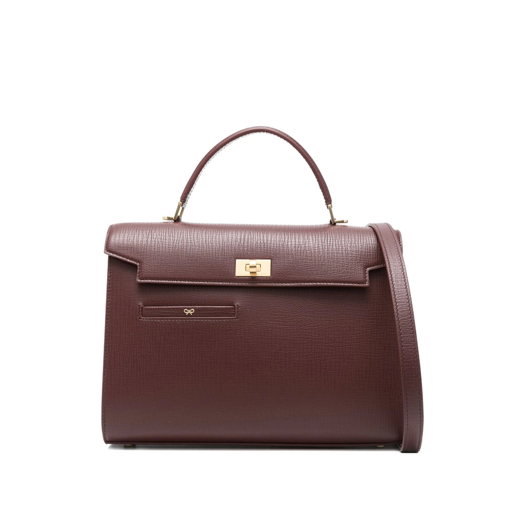 Gold-tone Single Handle Clutch