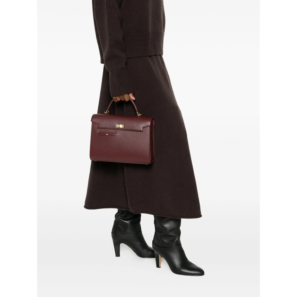 Gold-tone Single Handle Clutch