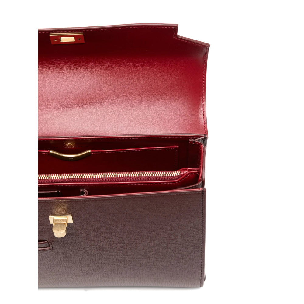 Gold-tone Single Handle Clutch