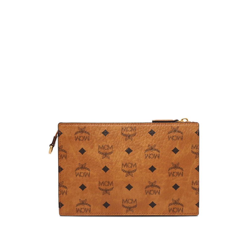 Monogram Camel Satchel Bag