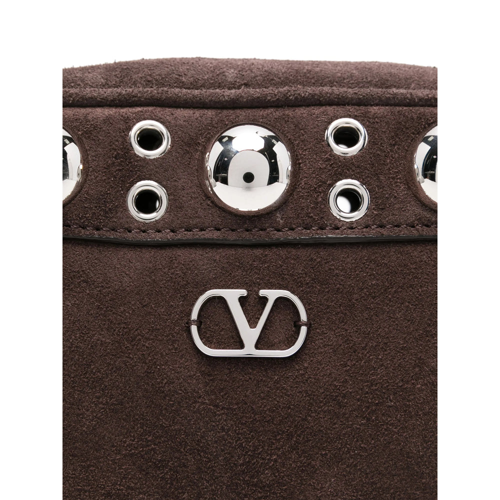 Warm Brown Suede Shoulder Bag