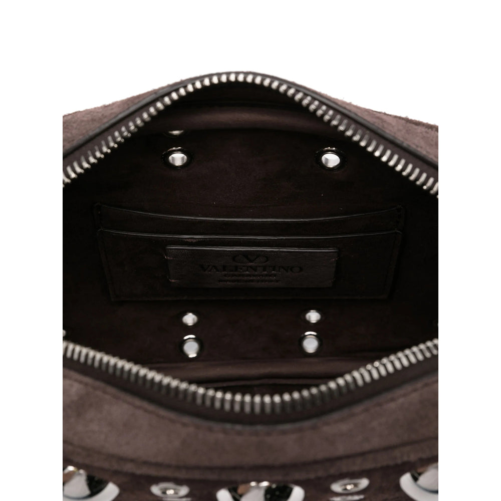 Warm Brown Suede Shoulder Bag