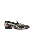 Sleek Floral Calf Loafer