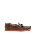 Bow Embellished Leather Slip-on