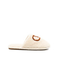 Sheepskin Embroidered Slip-ons