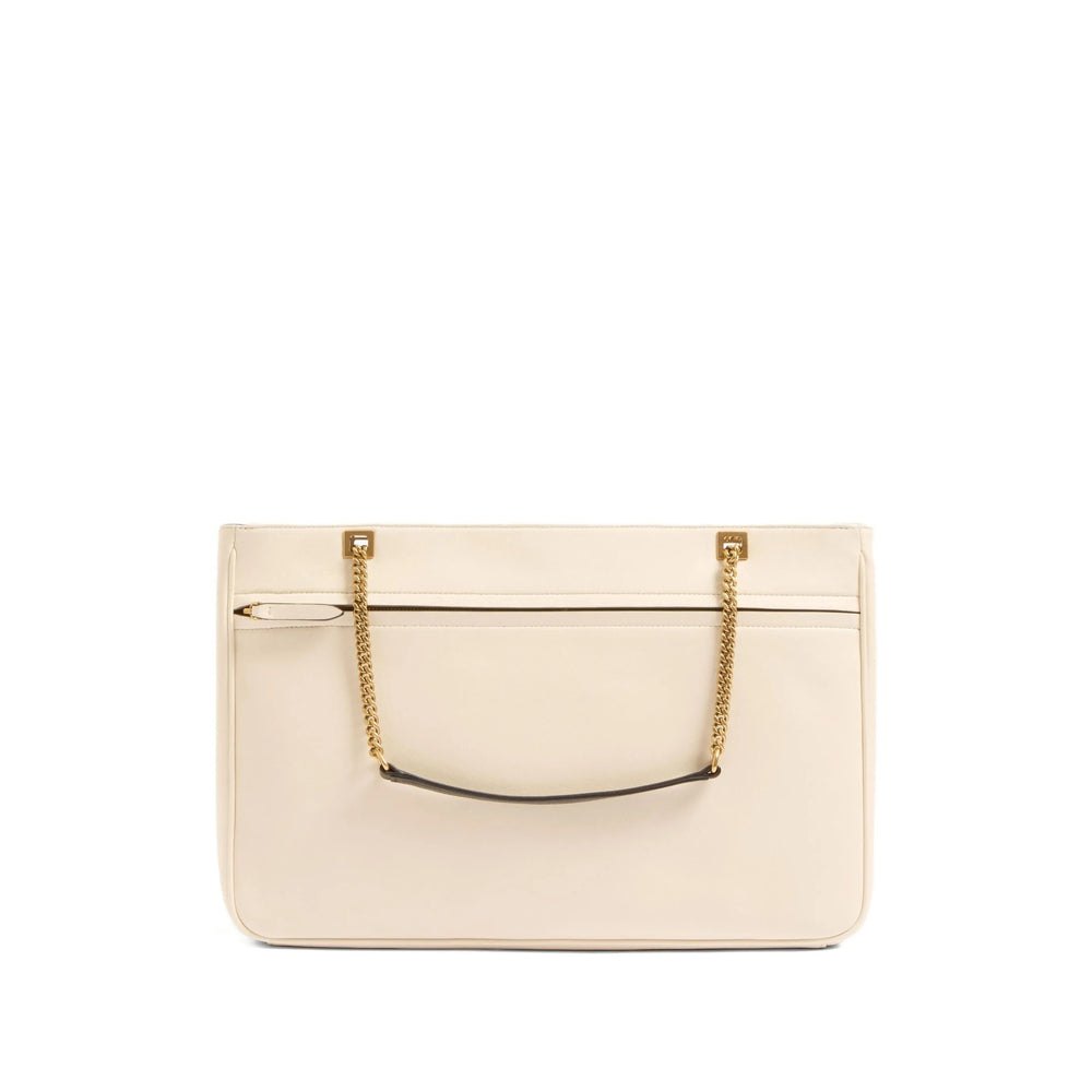 Vlogo Embossed Calf Leather Satchel