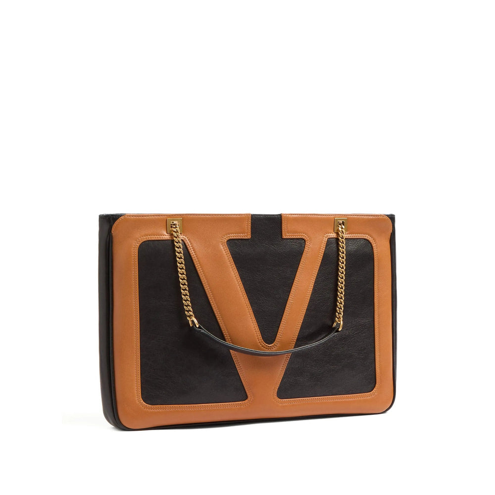 Calf Leather Chain Tote
