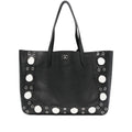 Metallic Calf Leather Tote