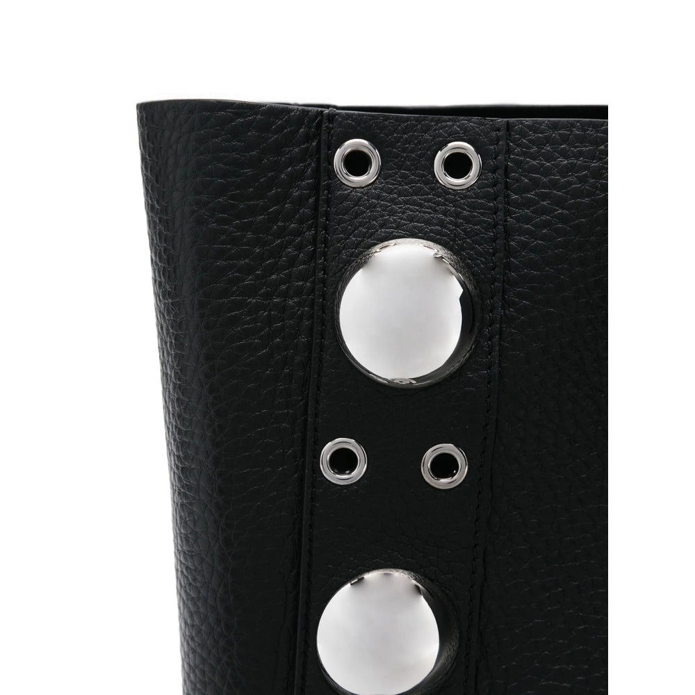 Metallic Calf Leather Tote