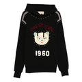 Crystal Embroidered Hood Coat
