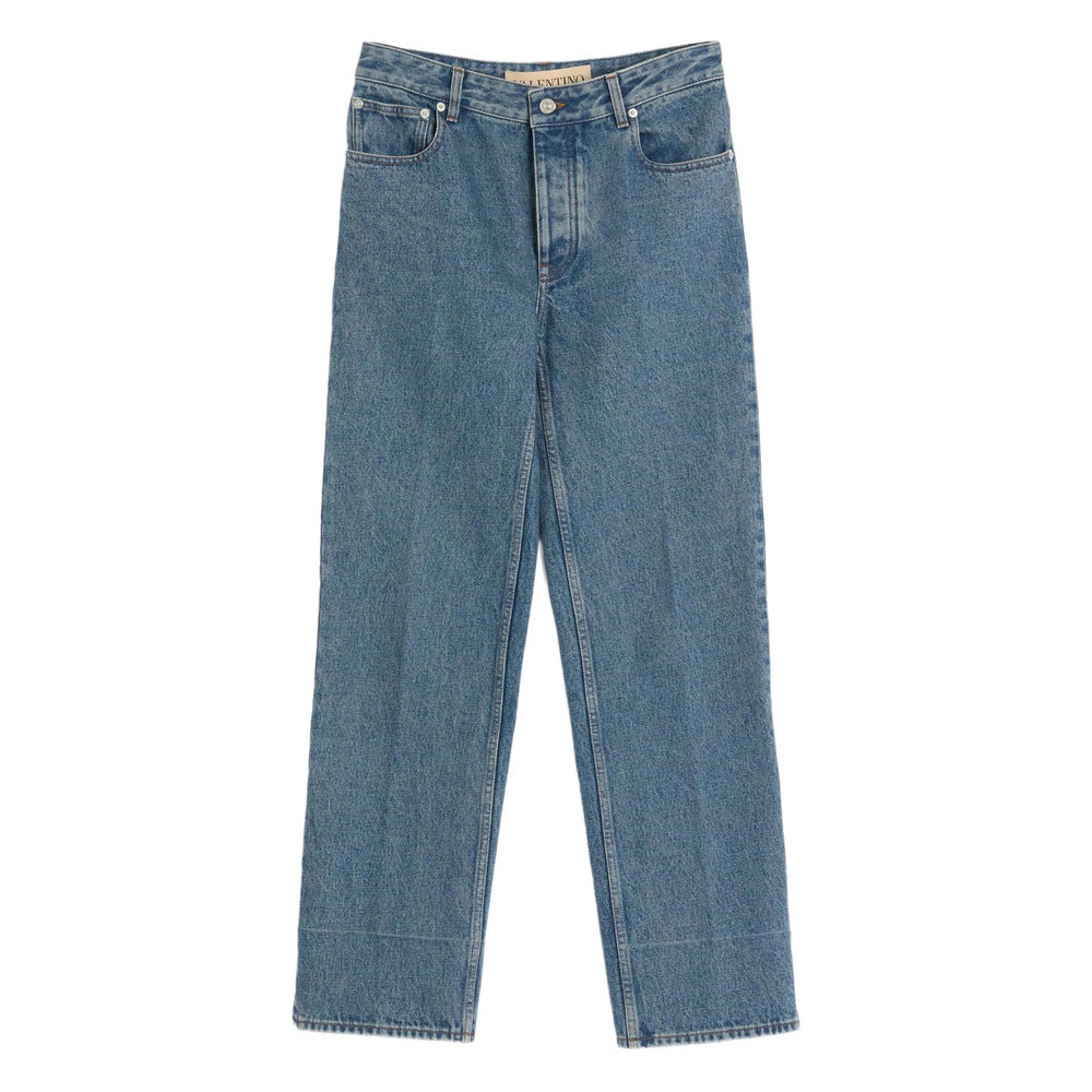 Dark Wash Slim Fit Jeans With Belt