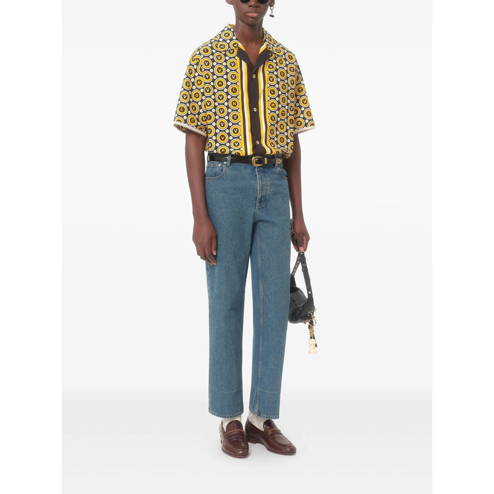 Dark Wash Slim Fit Jeans With Belt