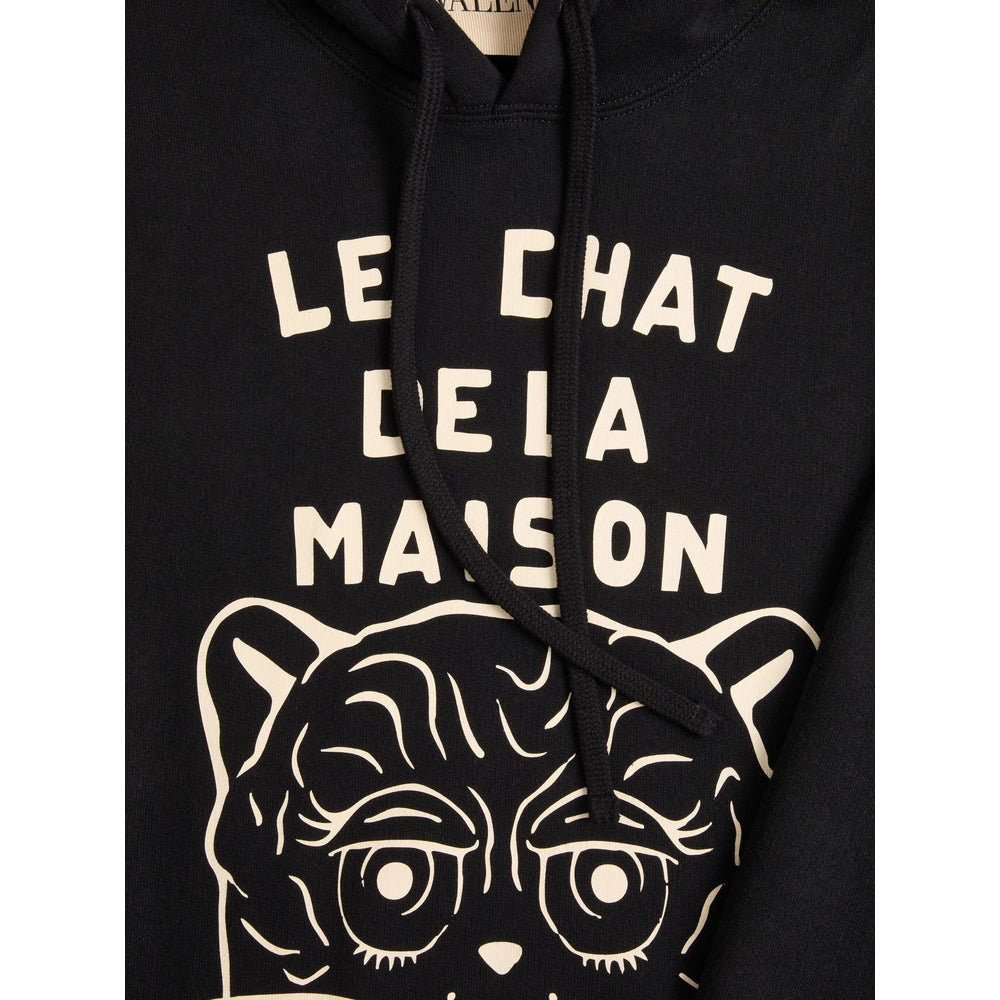 Slouch Fit Hoodie With Chest Patch