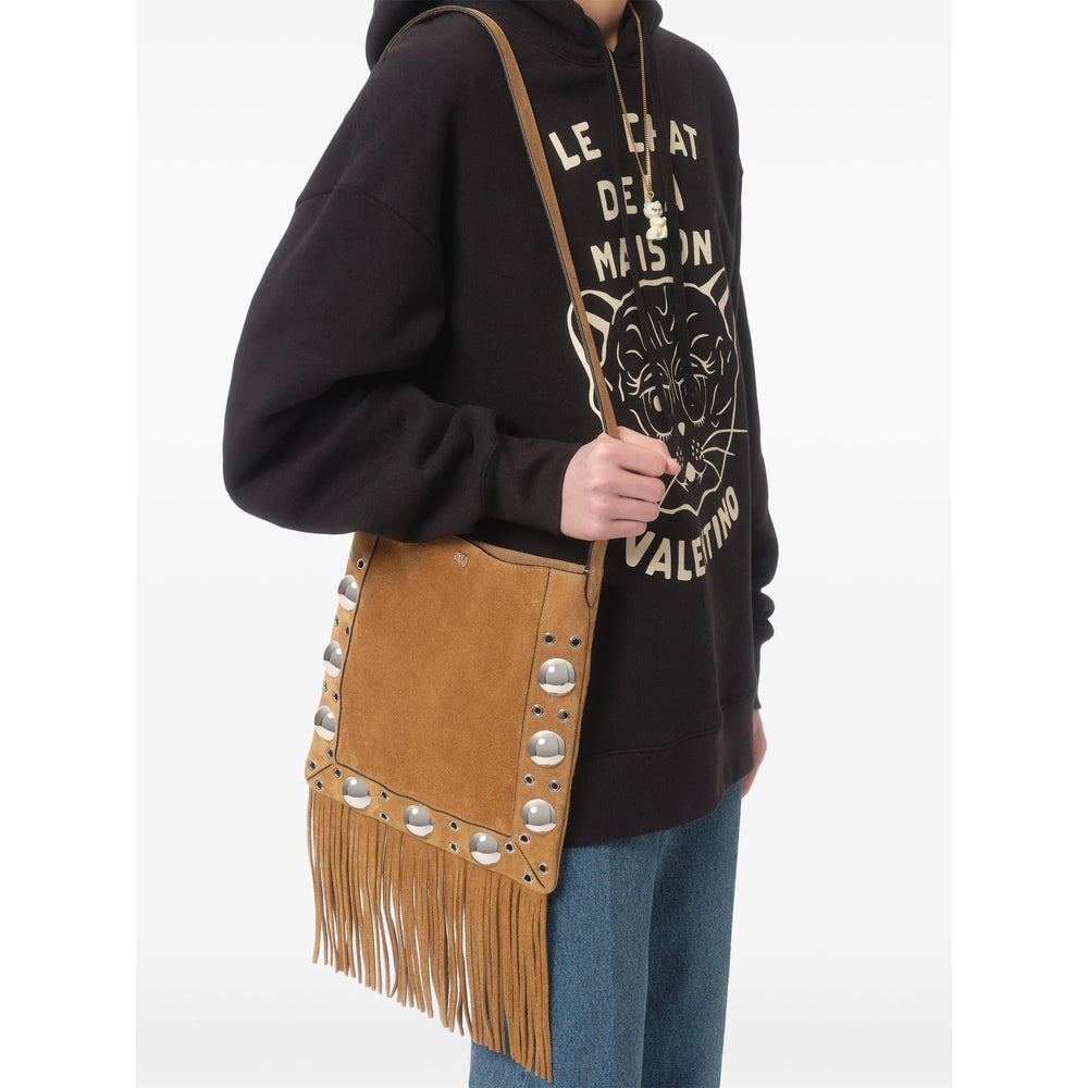 Slouch Fit Hoodie With Chest Patch