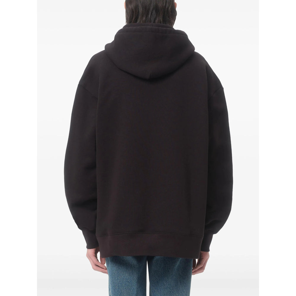 Slouch Fit Hoodie With Chest Patch