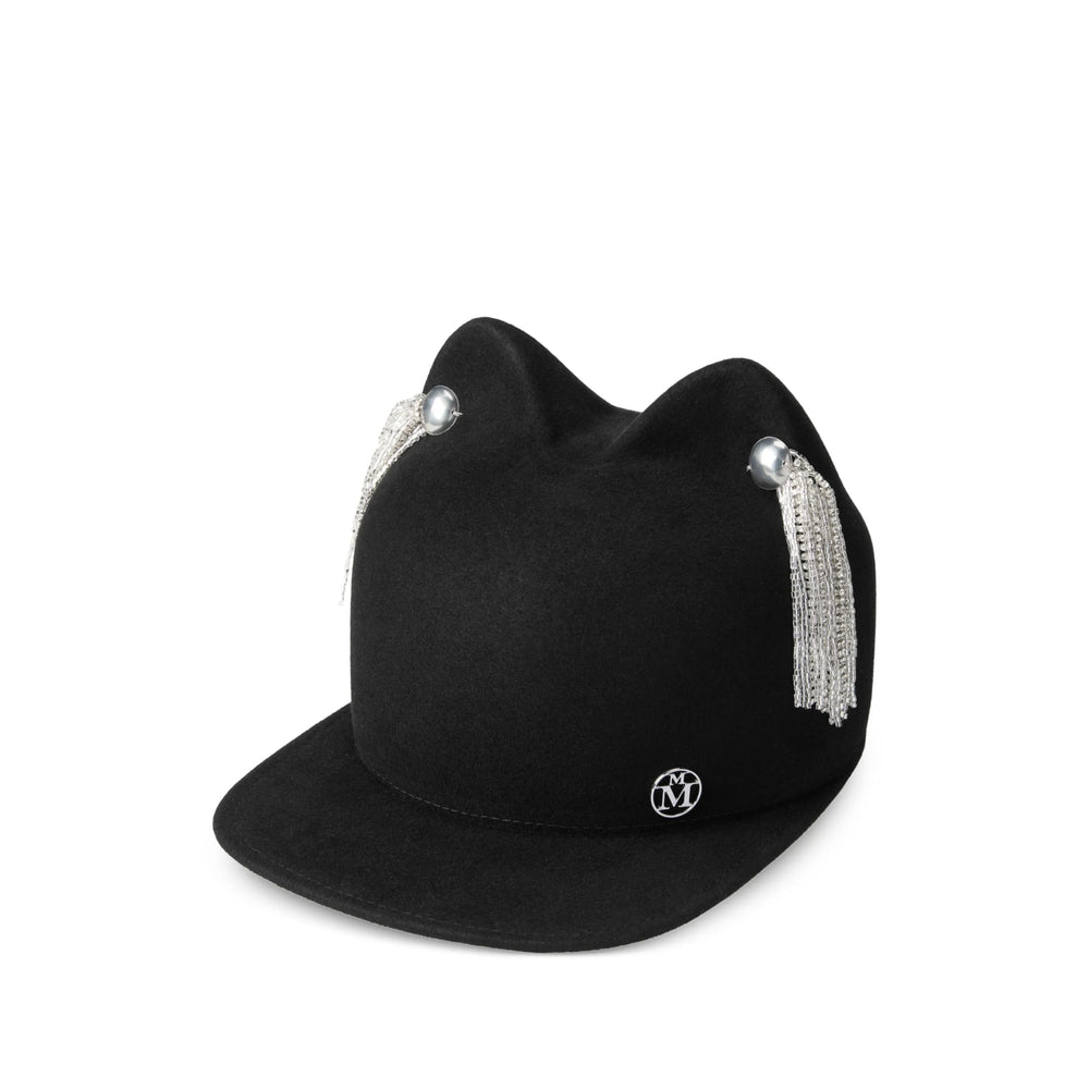 Sleek Felt Cat Ear Hat