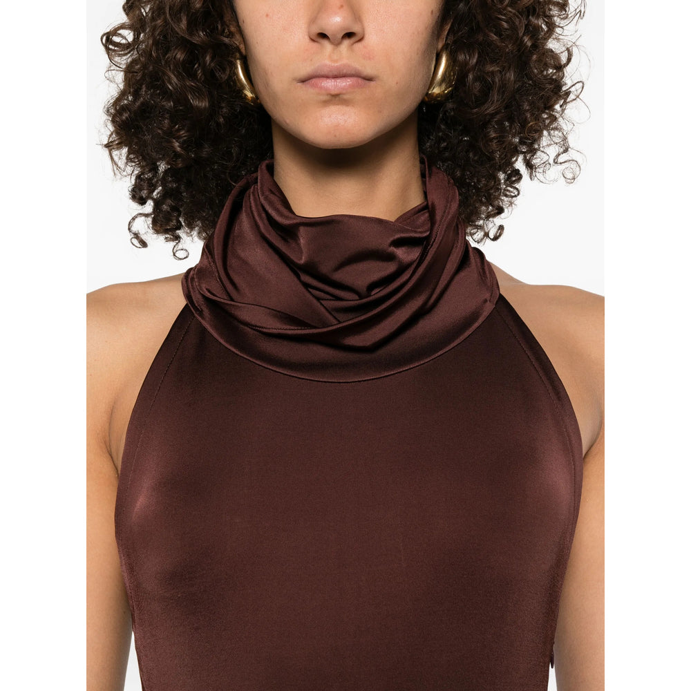 Flowy High-neck Top